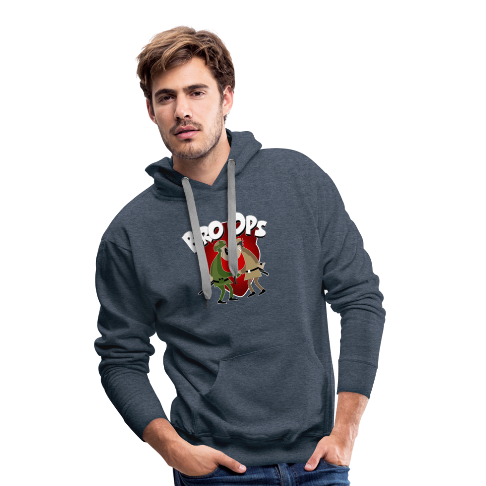 Bro-Ops Hoodie (man) - heather denim