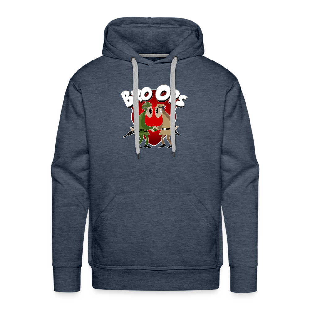 Bro-Ops Hoodie (man) - heather denim