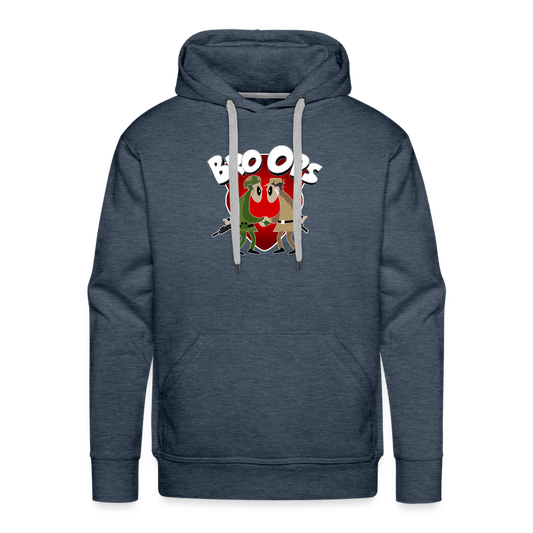 Bro-Ops Hoodie (man) - heather denim