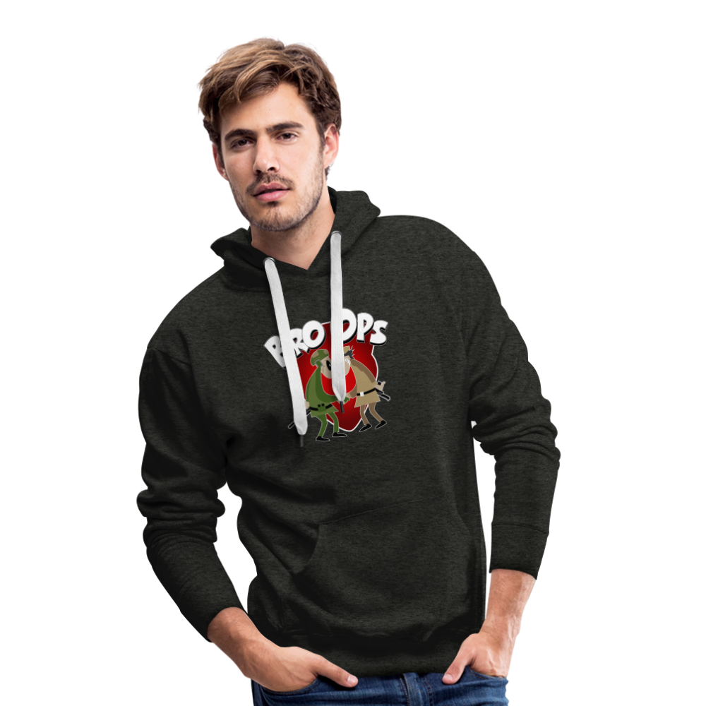 Bro-Ops Hoodie (man) - charcoal grey