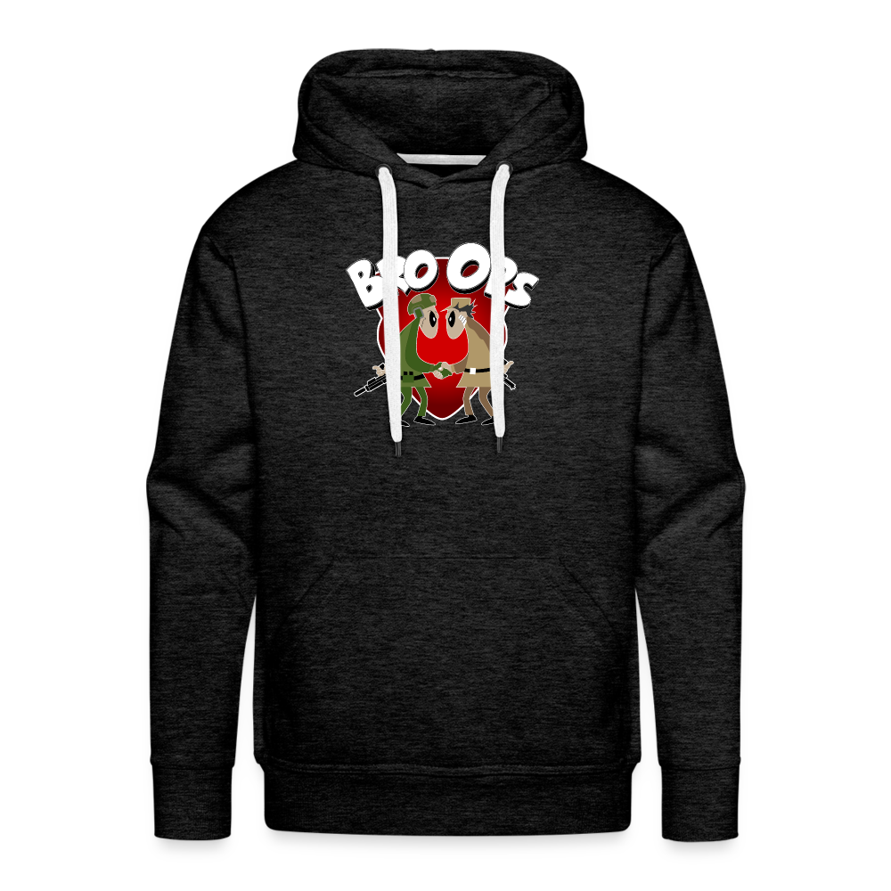 Bro-Ops Hoodie (man) - charcoal grey