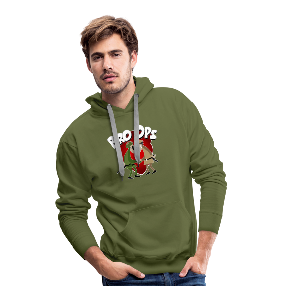 Bro-Ops Hoodie (man) - olive green