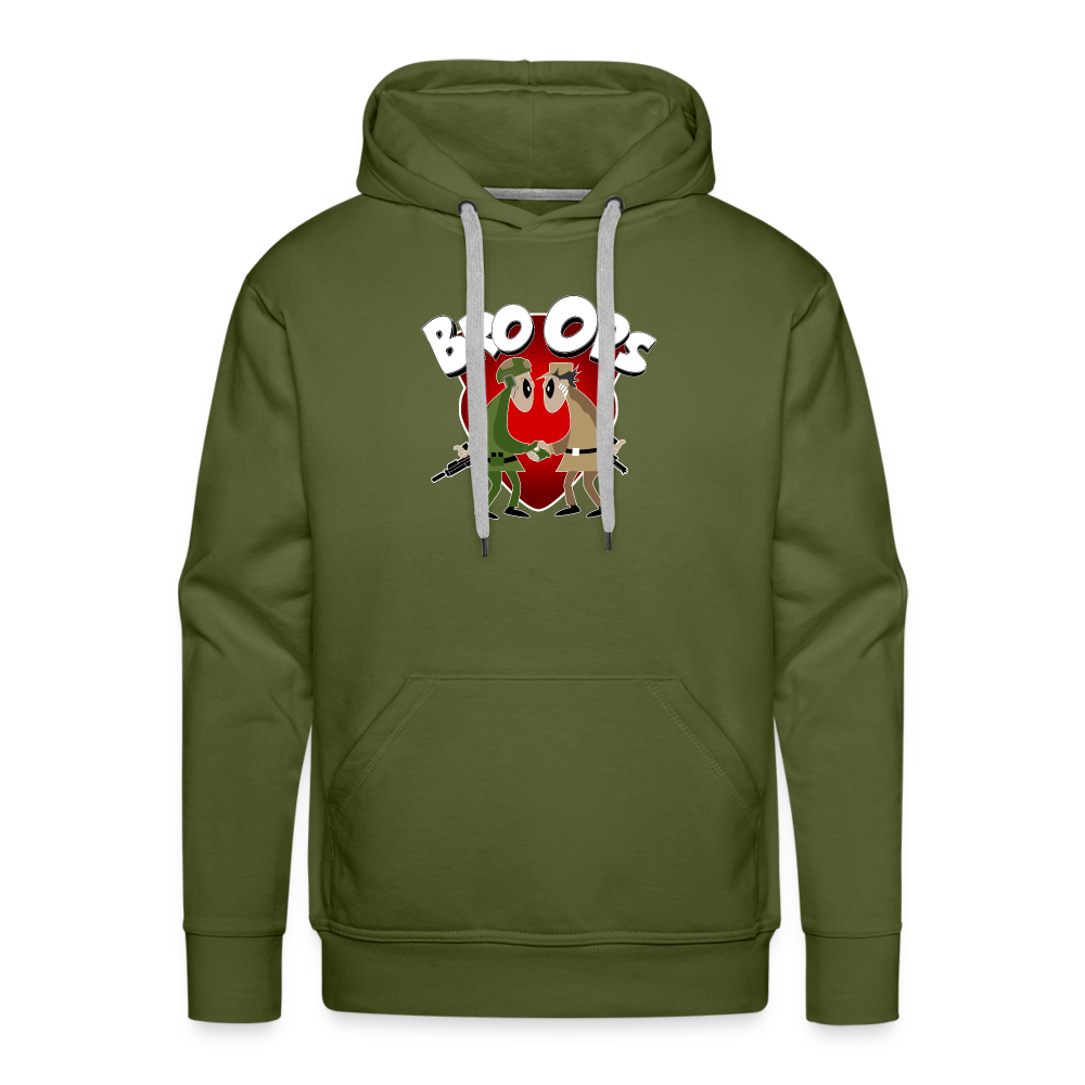 Bro-Ops Hoodie (man) - olive green